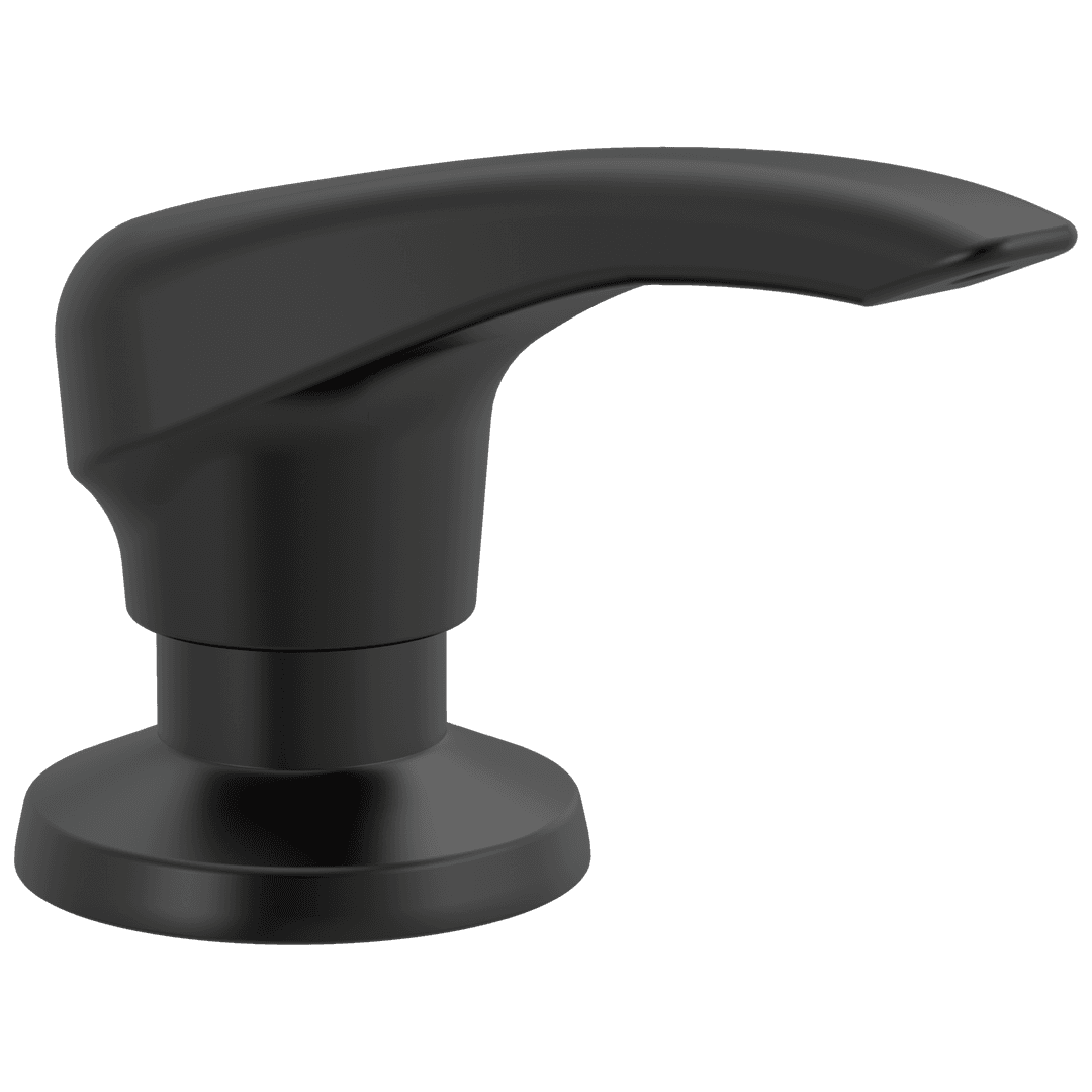 EsqueE Metal Soap Dispenser - Matte Black by Delta Faucet