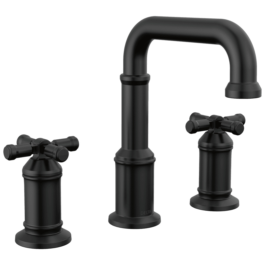 BroderickE Two Handle Widespread Bathroom Faucet by Delta Faucet