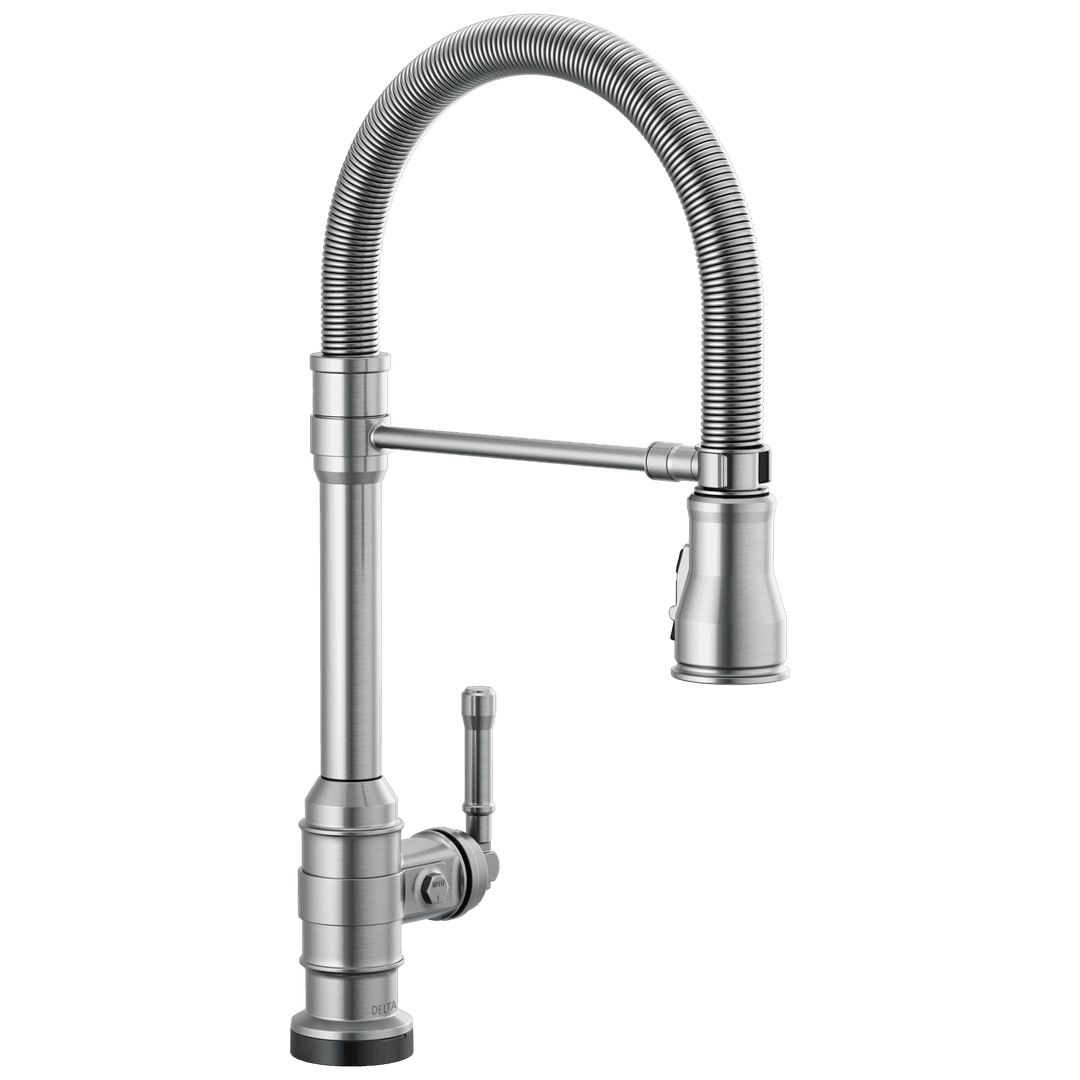 BroderickE Single-Handle Pull-Down Spring Kitchen Faucet with Touch<sub>2</sub>O Technology by Delta Faucet