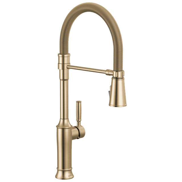RenaldiE: Single-Handle Pull-Down Spring Kitchen Faucet