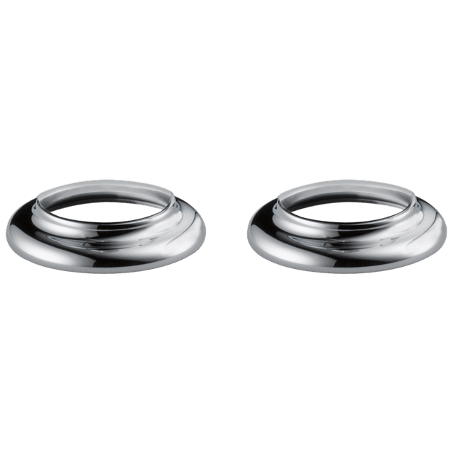 Delta Faucet Windemere Handle Bases & Gaskets (2) - - Chrome