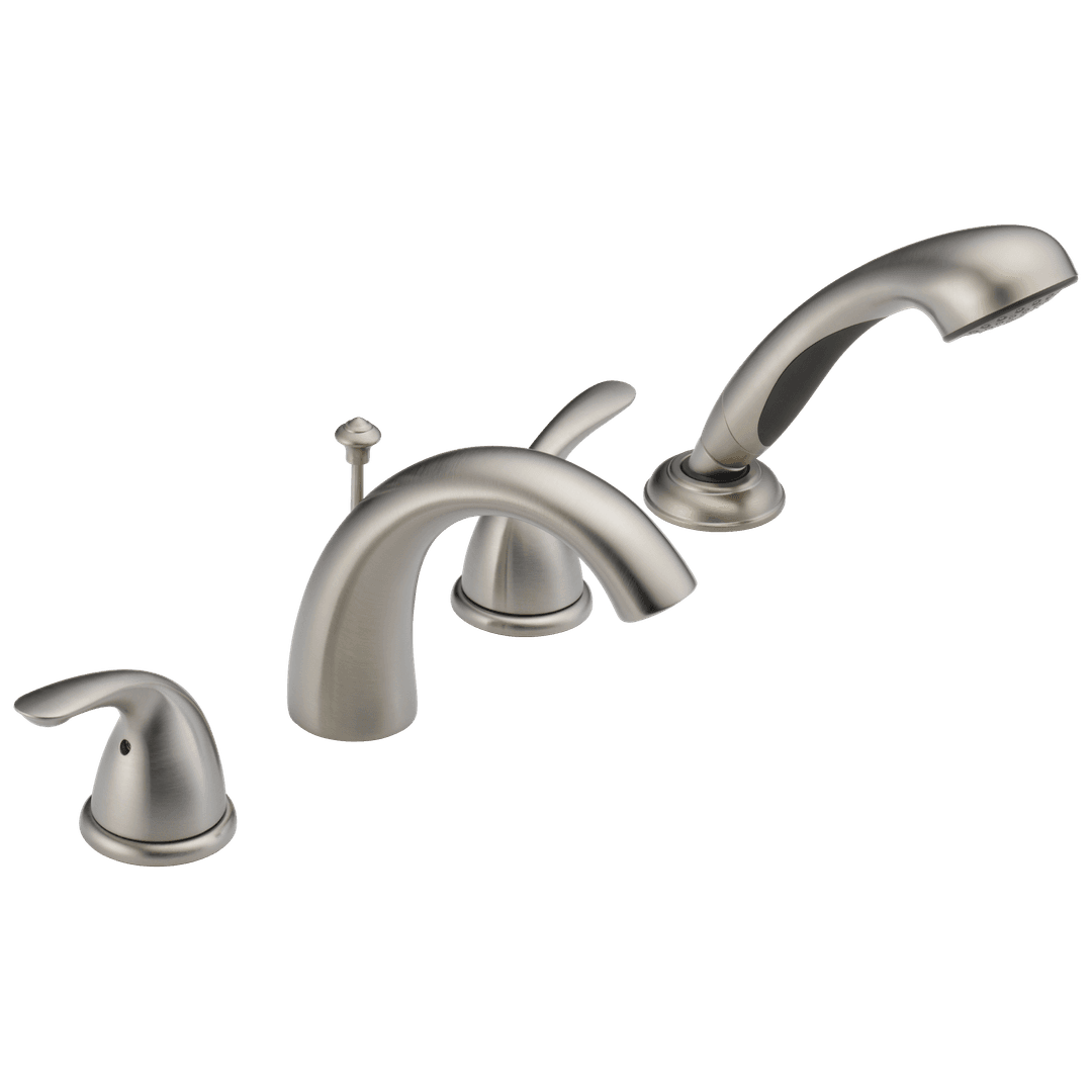 Classic Roman Tub with Hand Shower Trim by Delta Faucet