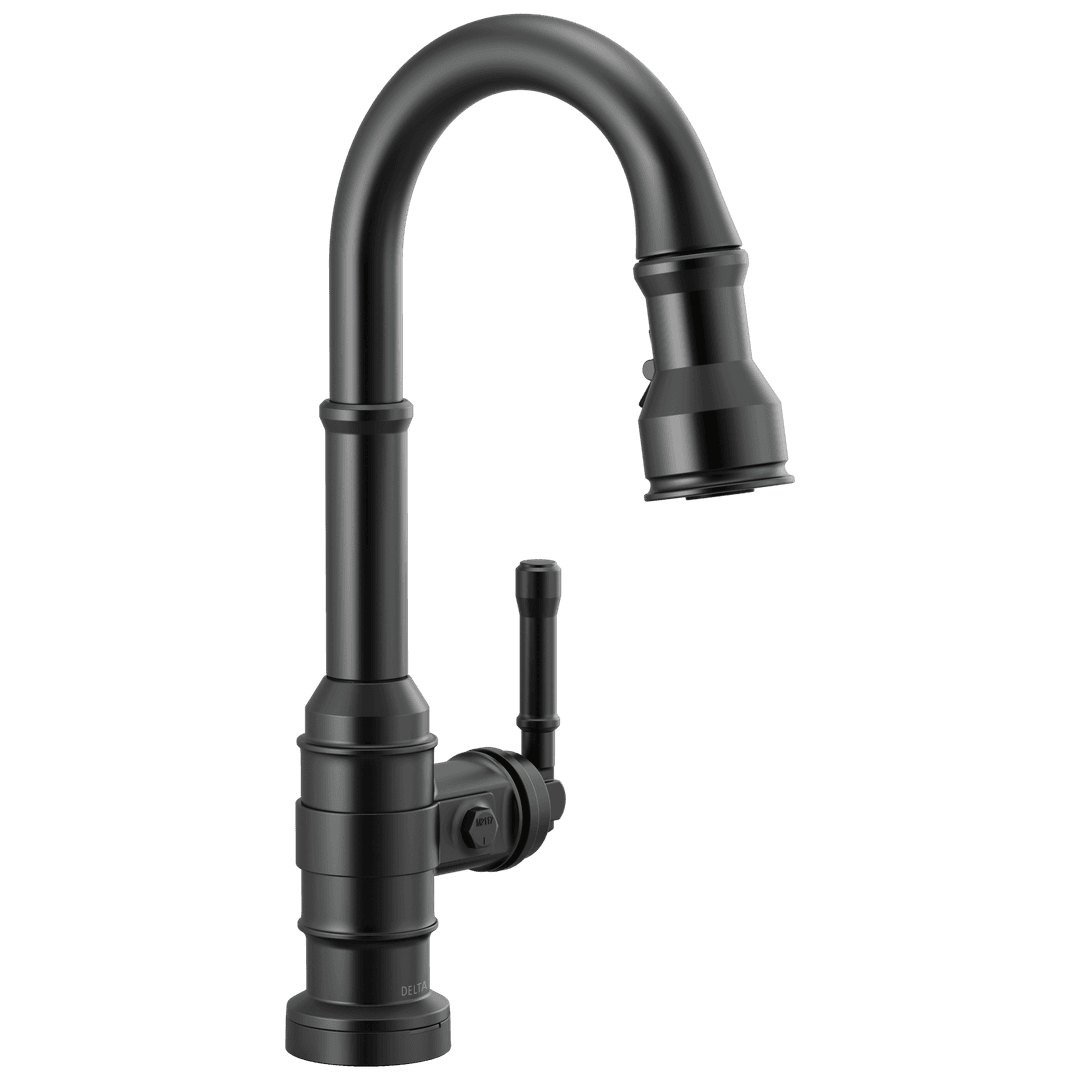 BroderickE Single Handle Pull-Down Bar / Prep Faucet With Touch2O Technology by Delta Faucet