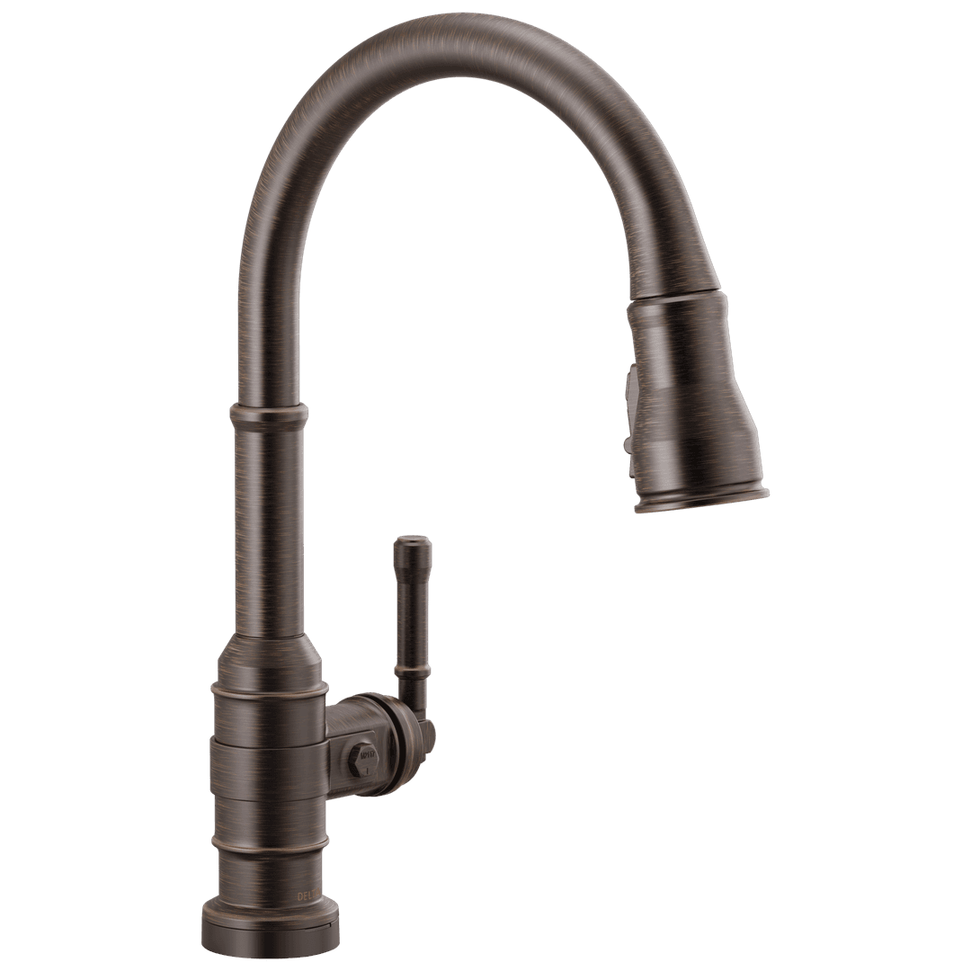 BroderickE Single Handle Pull-Down Kitchen Faucet With Touch2O Technology by Delta Faucet