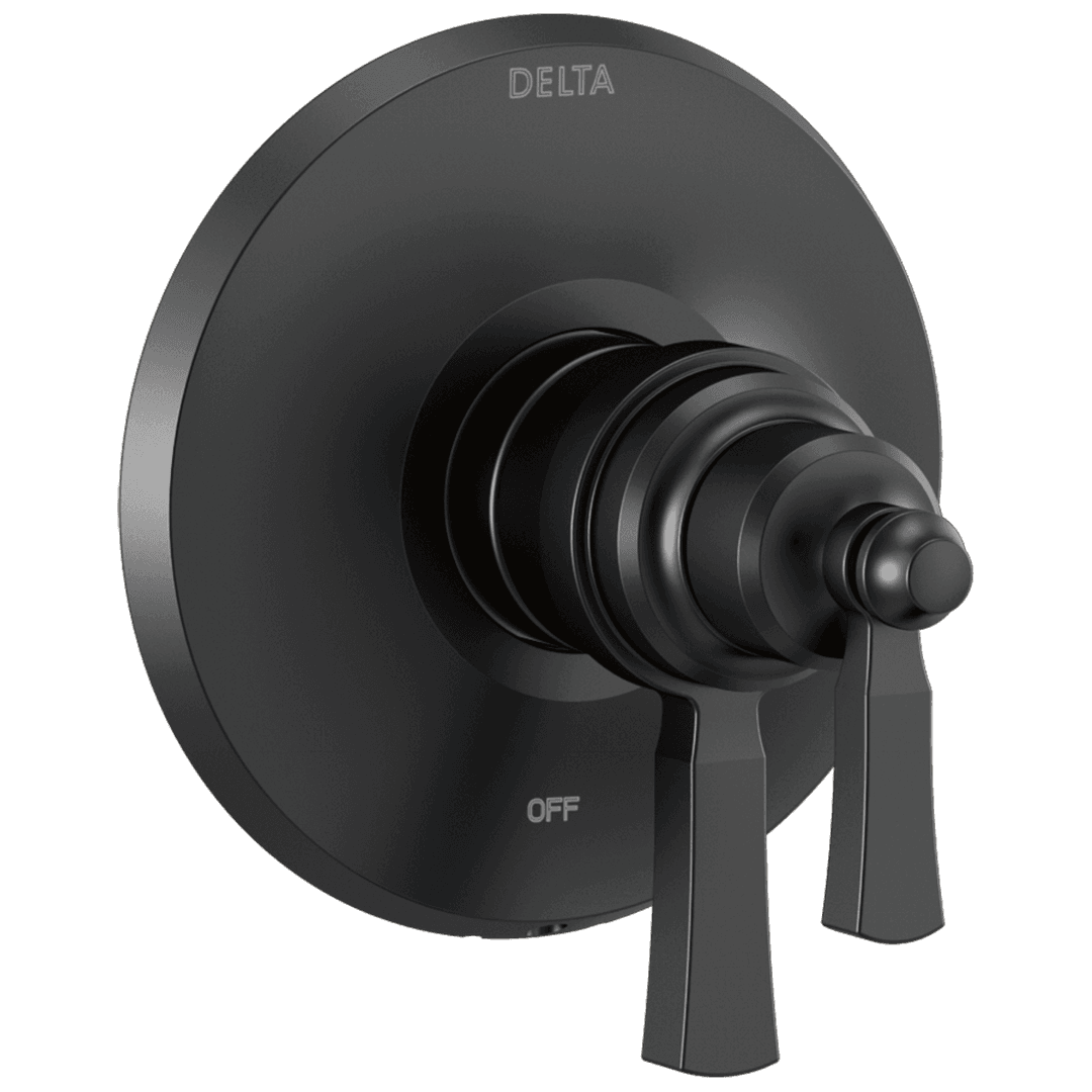 DorvalE TempAssure 17T Series Valve Only Trim - Matte Black by Delta Faucet