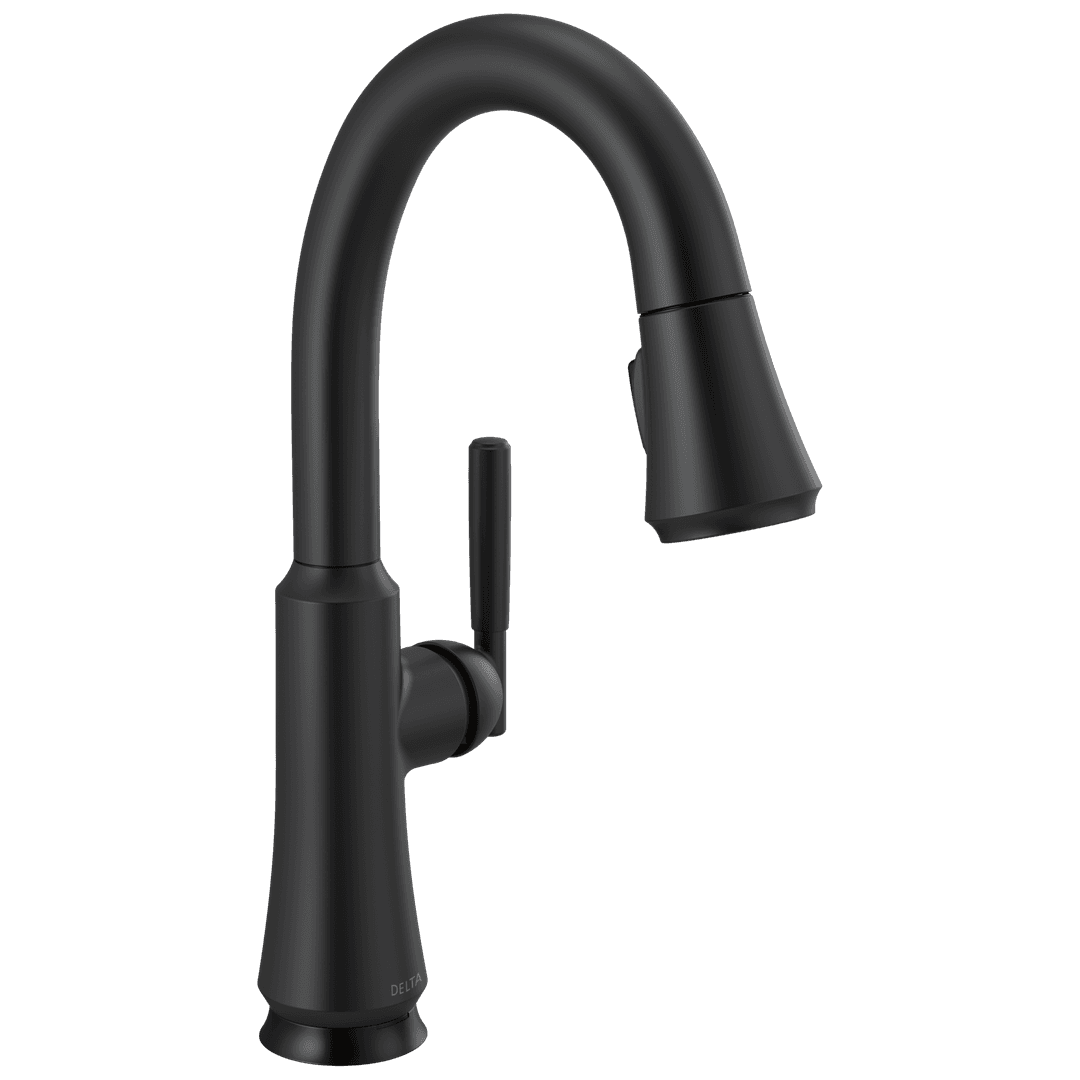 CorantoE Single Handle Pull Down Bar/Prep Faucet with Touch<sub>2</sub>O Technology by Delta Faucet
