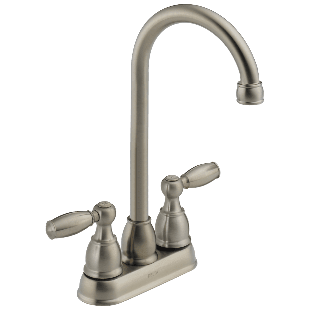 Foundations Two Handle Bar / Prep Faucet - Stainless by Delta Faucet