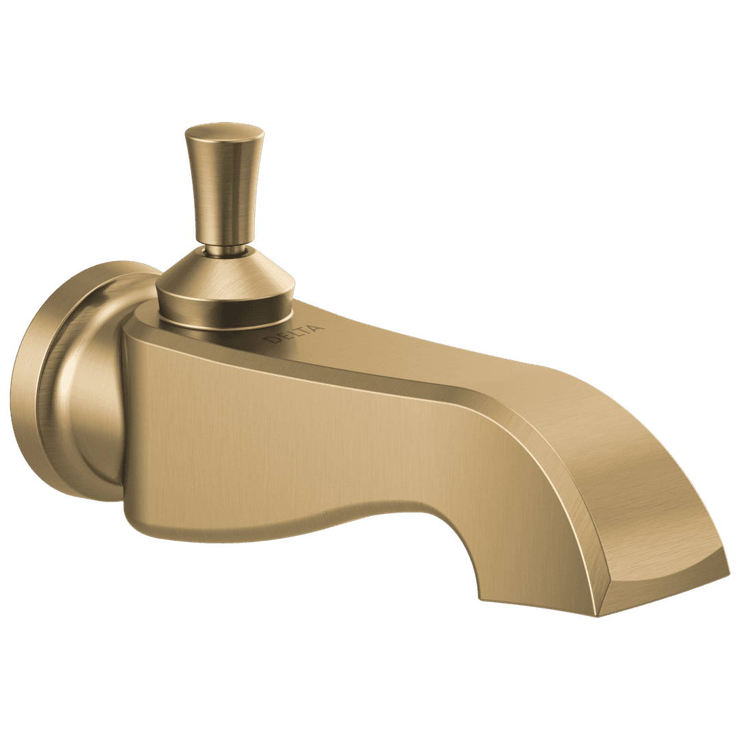 DorvalE Pull-up Diverter Tub Spout - Champagne Bronze by Delta Faucet