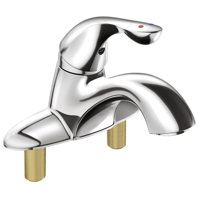 Classic Single Handle Centerset Bathroom Faucet with City Shanks