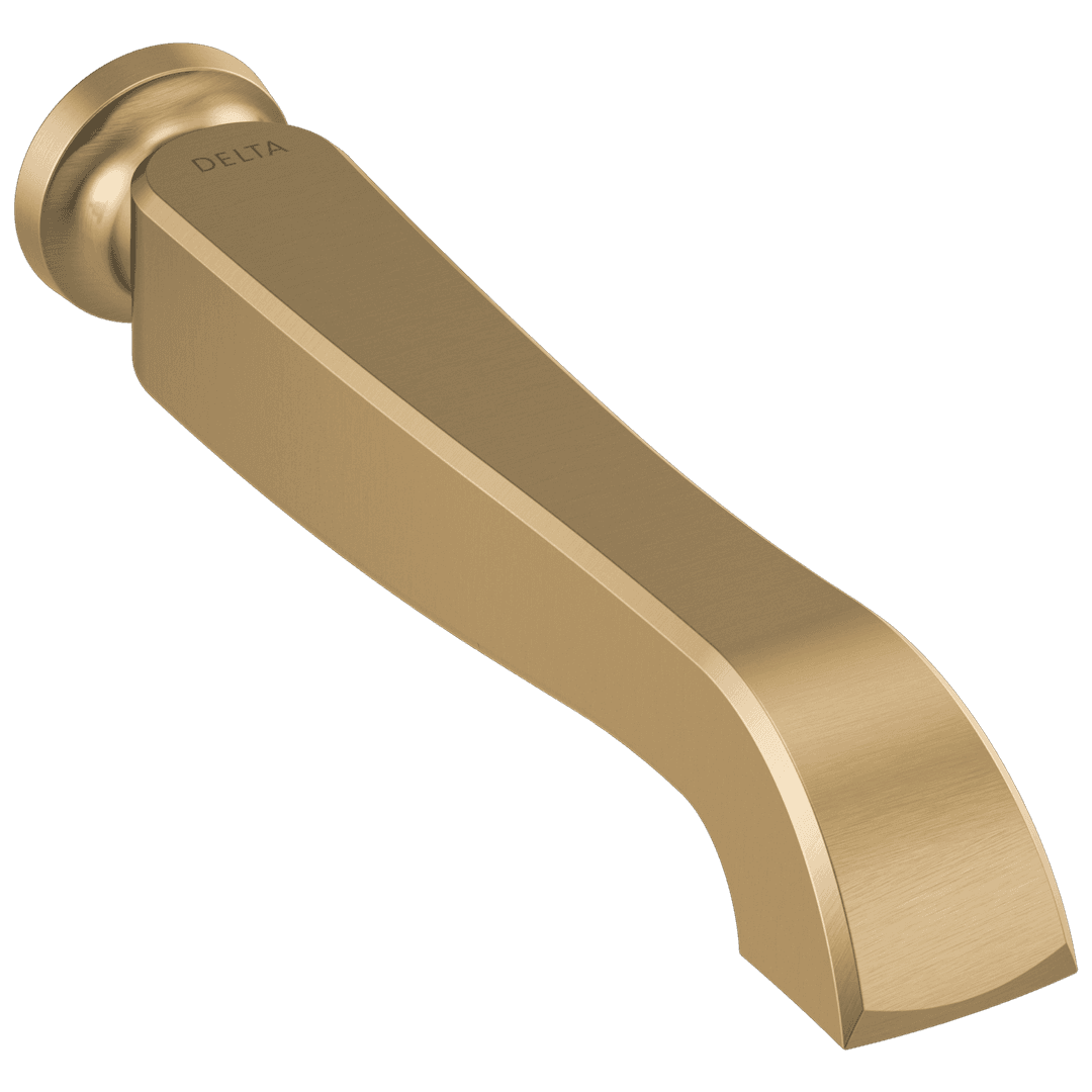 DorvalE Two Handle Wall Mount Tub Filler - Less Handles - Champagne Bronze by Delta Faucet