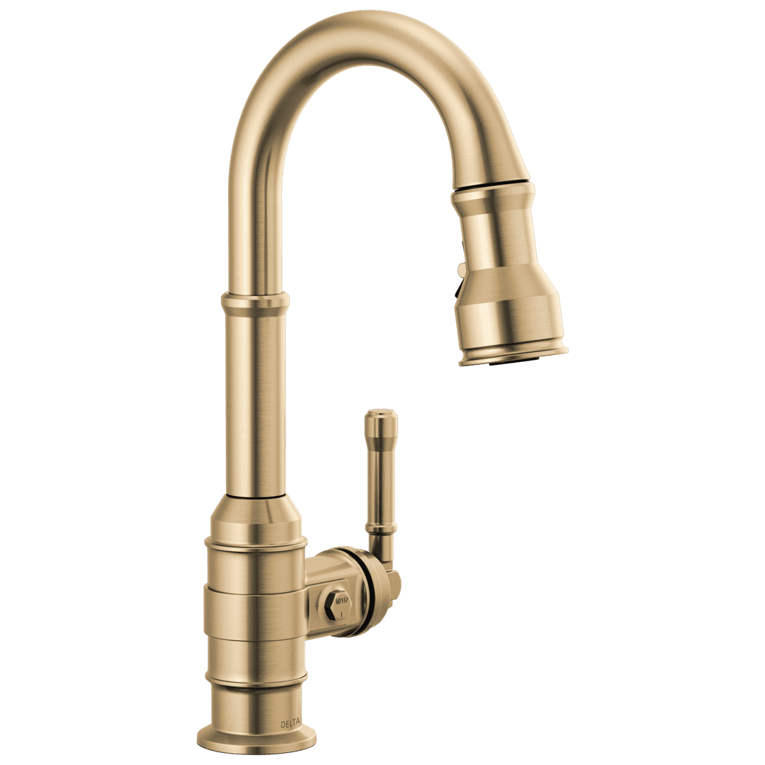 BroderickE Single Handle Pull-Down Bar/Prep Faucet by Delta Faucet