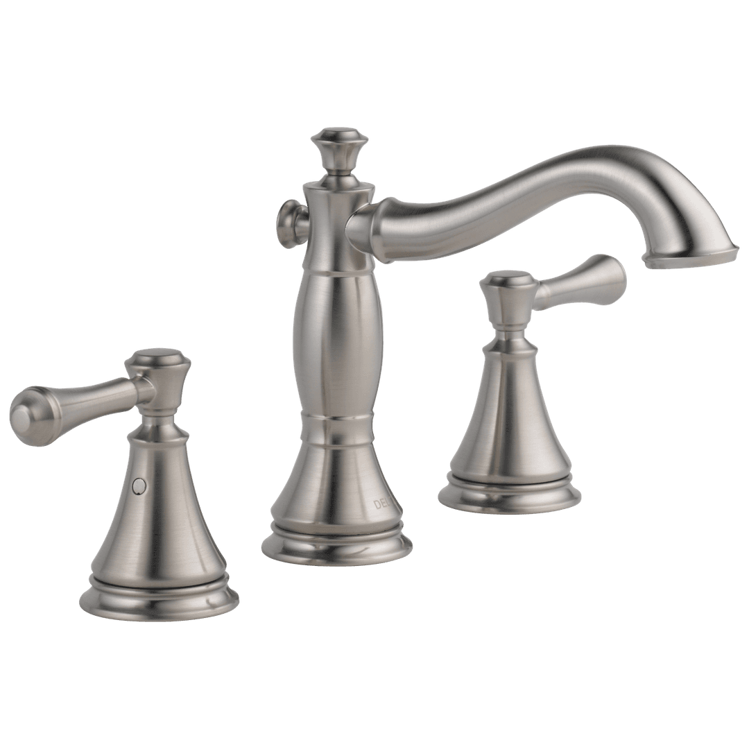 CassidyE Two Handle Widespread Bathroom Faucet by Delta Faucet