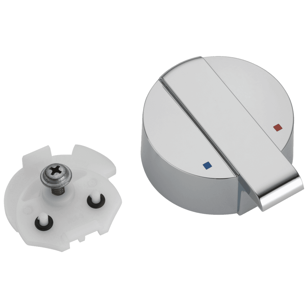 Ara Temperature Knob & Cover - T17 Integrated Diverter by Delta Faucet