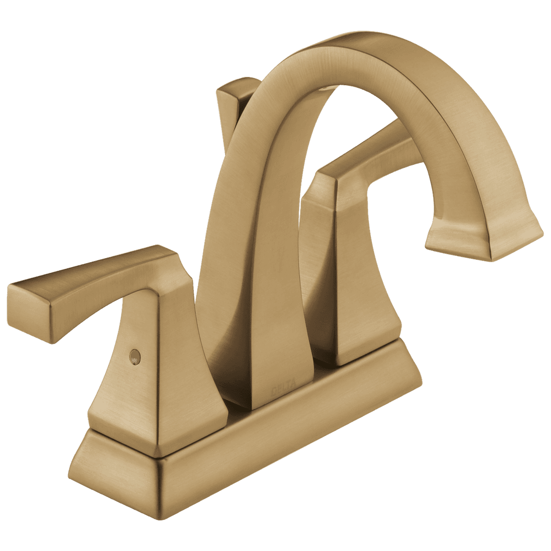 DrydenE Two Handle Centerset Bathroom Faucet - Champagne Bronze by Delta Faucet