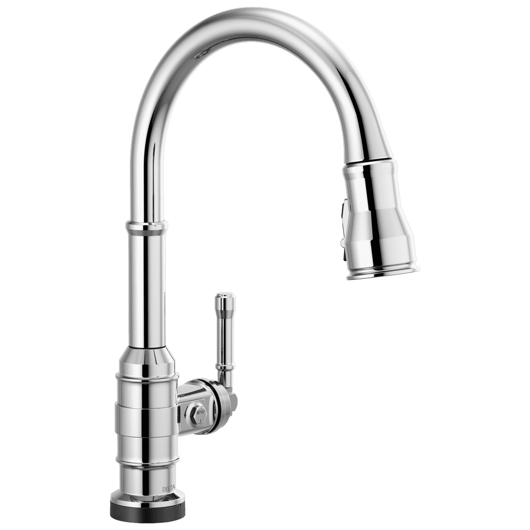 BroderickE Single Handle Pull-Down Kitchen Faucet With Touch2O Technology by Delta Faucet