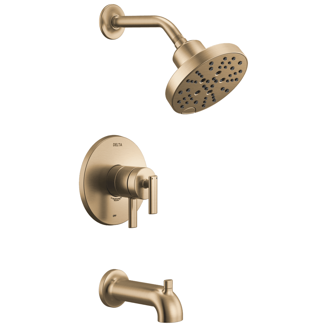 Altado Monitor 17 Series Tub and Shower Trim Champagne Bronze by Delta Faucet