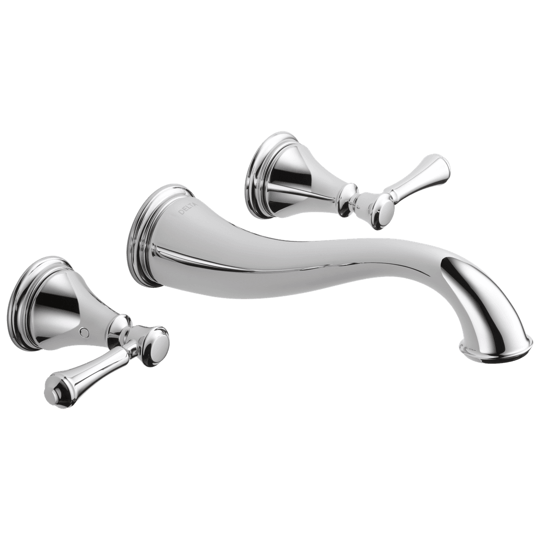 CassidyE Two Handle Wall Mount Bathroom Faucet Trim by Delta Faucet