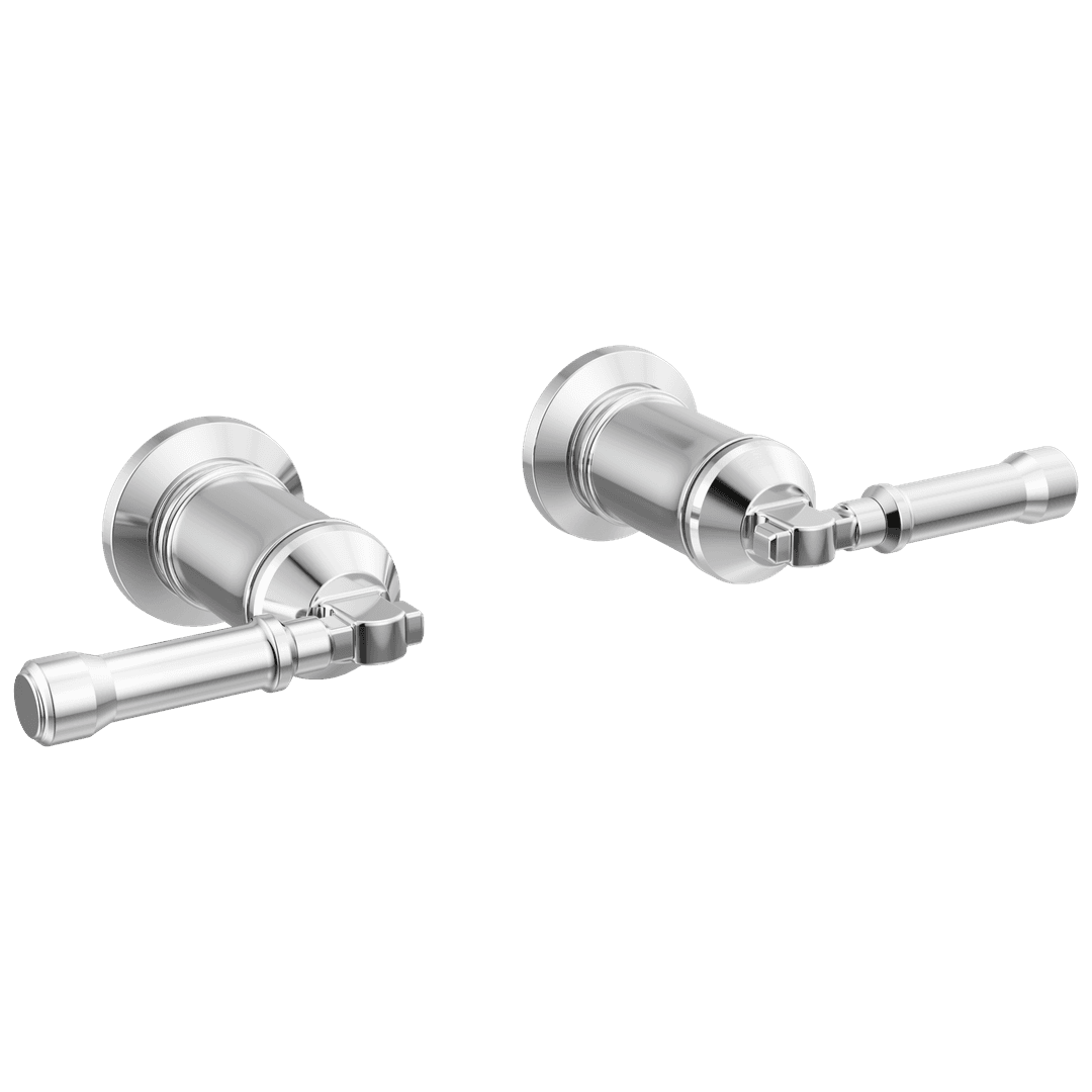 BroderickE Wall Mount Bathroom Faucet Handle Kit-Lever by Delta Faucet