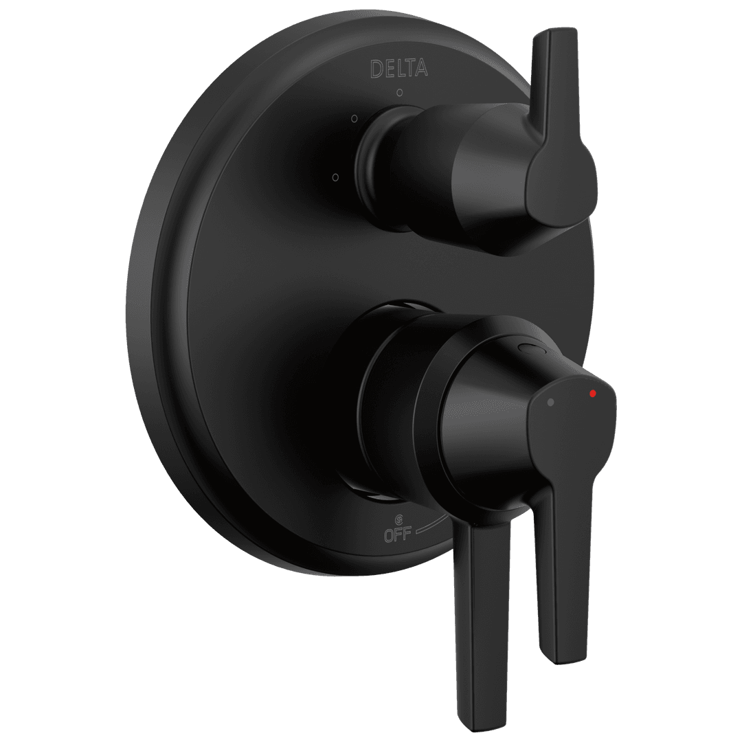 GaleonE 17S Integrated Diverter Trim - 3 Setting - Matte Black by Delta Faucet