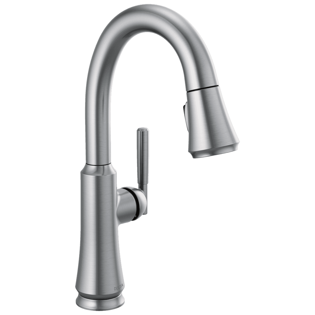 CorantoE Single Handle Pull Down Bar/Prep Faucet by Delta Faucet