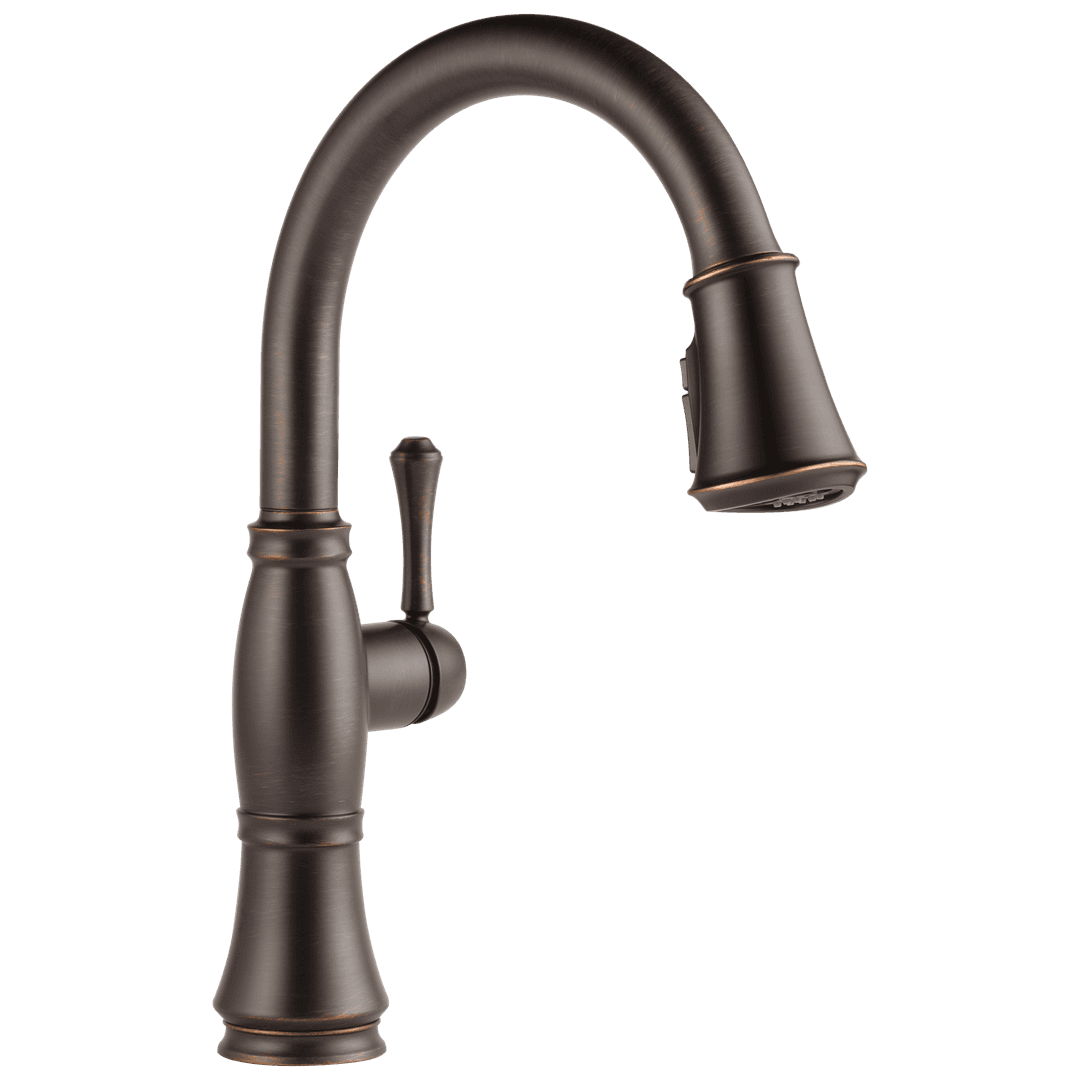 CassidyE Single Handle Pull-Down Kitchen Faucet with ShieldSpray Technology by Delta Faucet
