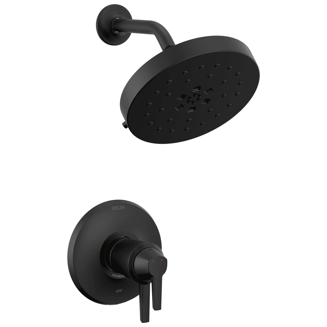 Delta Faucet Galeone 17T Series Shower Trim with Ultrasoak - Matte Black by Delta Faucet