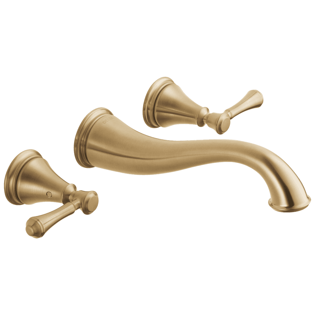 CassidyE Two Handle Wall Mount Bathroom Faucet Trim by Delta Faucet