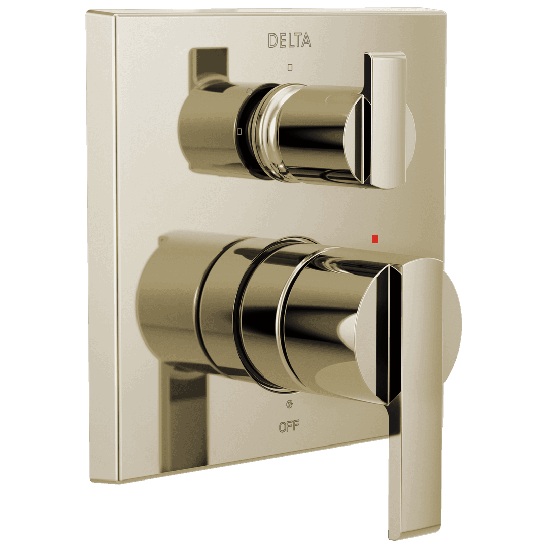 Ara Angular Modern Monitor 14 Series Valve Trim with 3-Setting Integrated Diverter by Delta Faucet