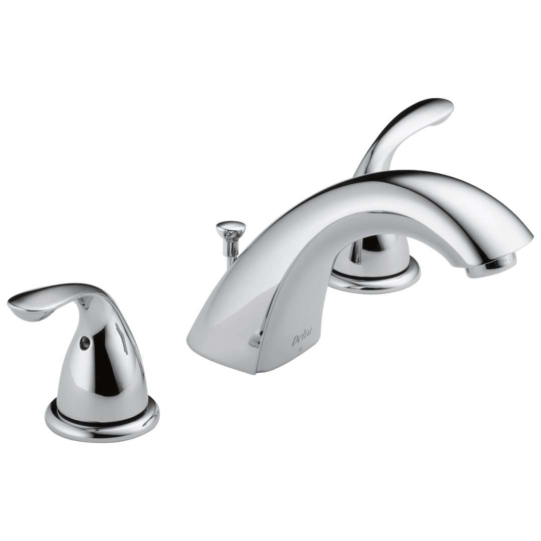 Classic Two Handle Widespread Bathroom Faucet by Delta Faucet