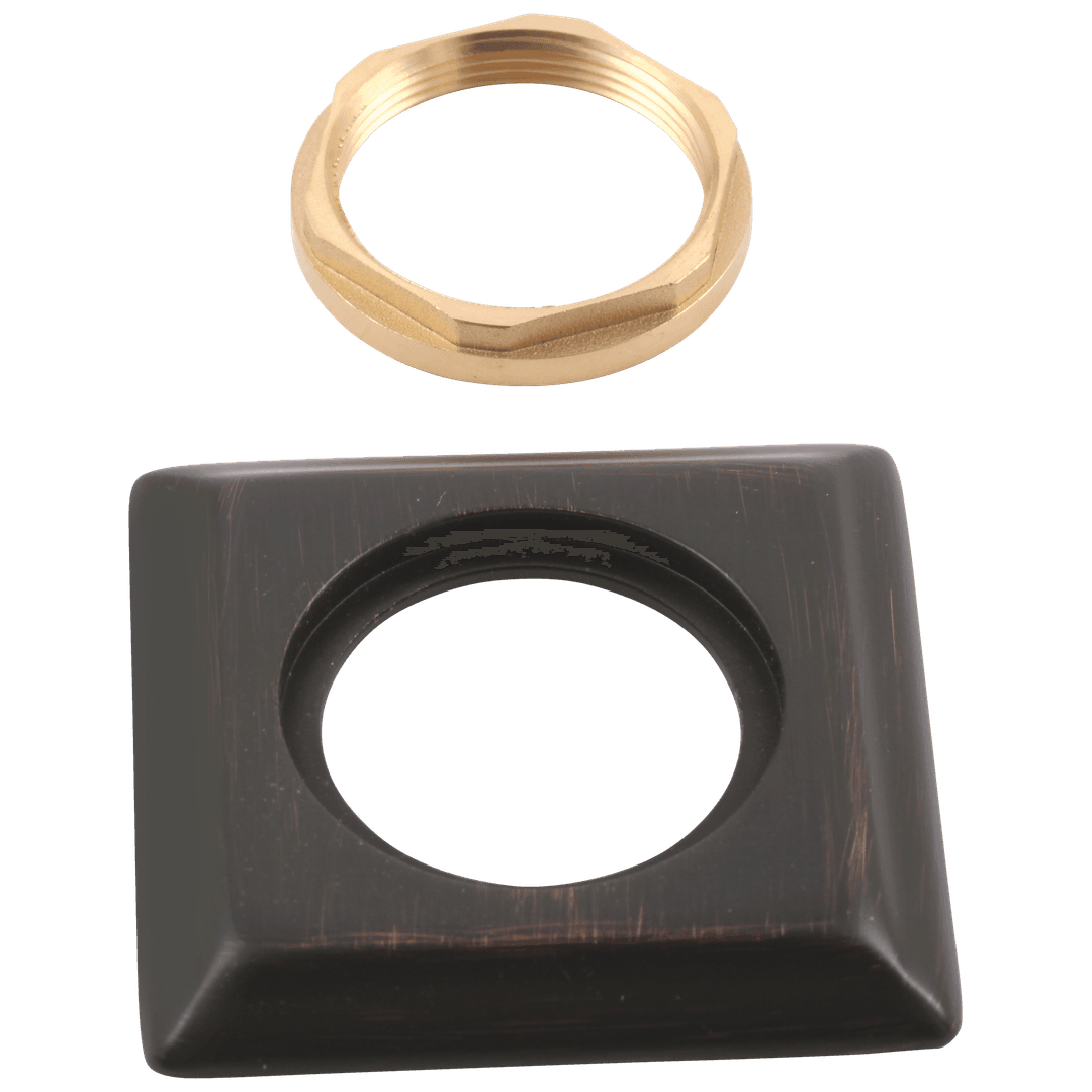 DrydenE Handle Base, Nut & Gasket - Roman Tub - Venetian Bronze by Delta Faucet
