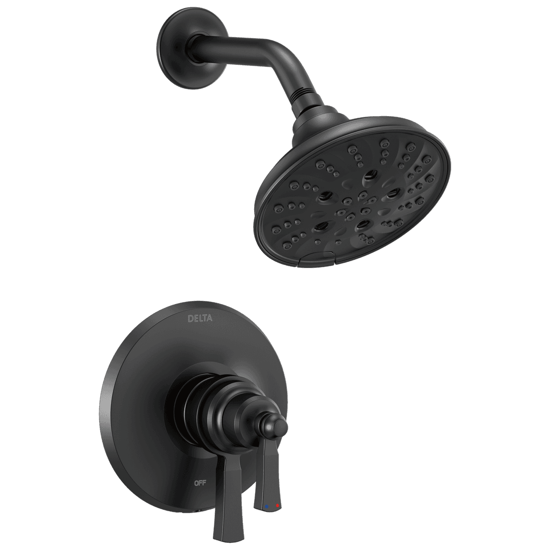 DorvalE Monitor 17 Series Shower Trim - Matte Black by Delta Faucet