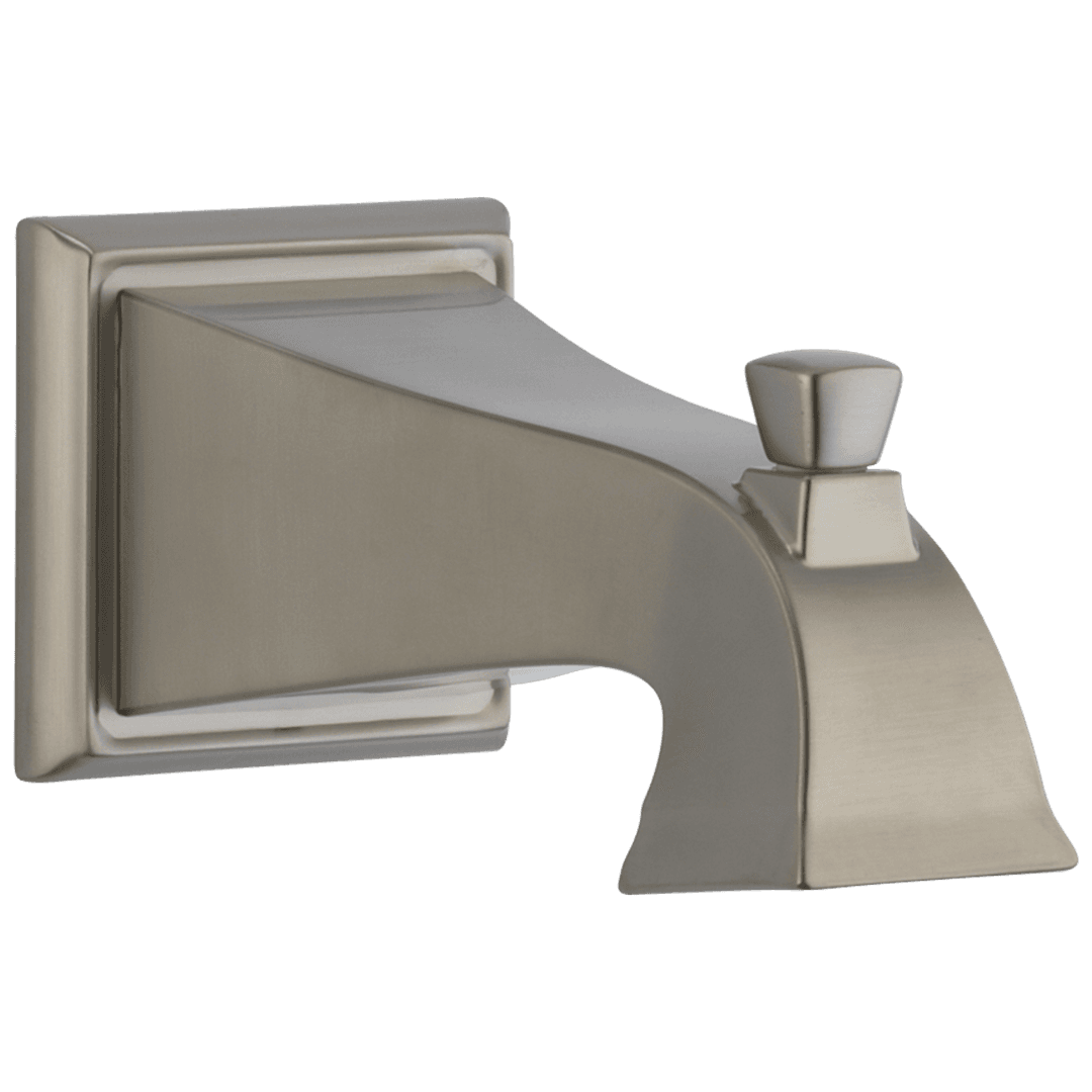 DrydenE Tub Spout - Pull-Up Diverter - Stainless by Delta Faucet