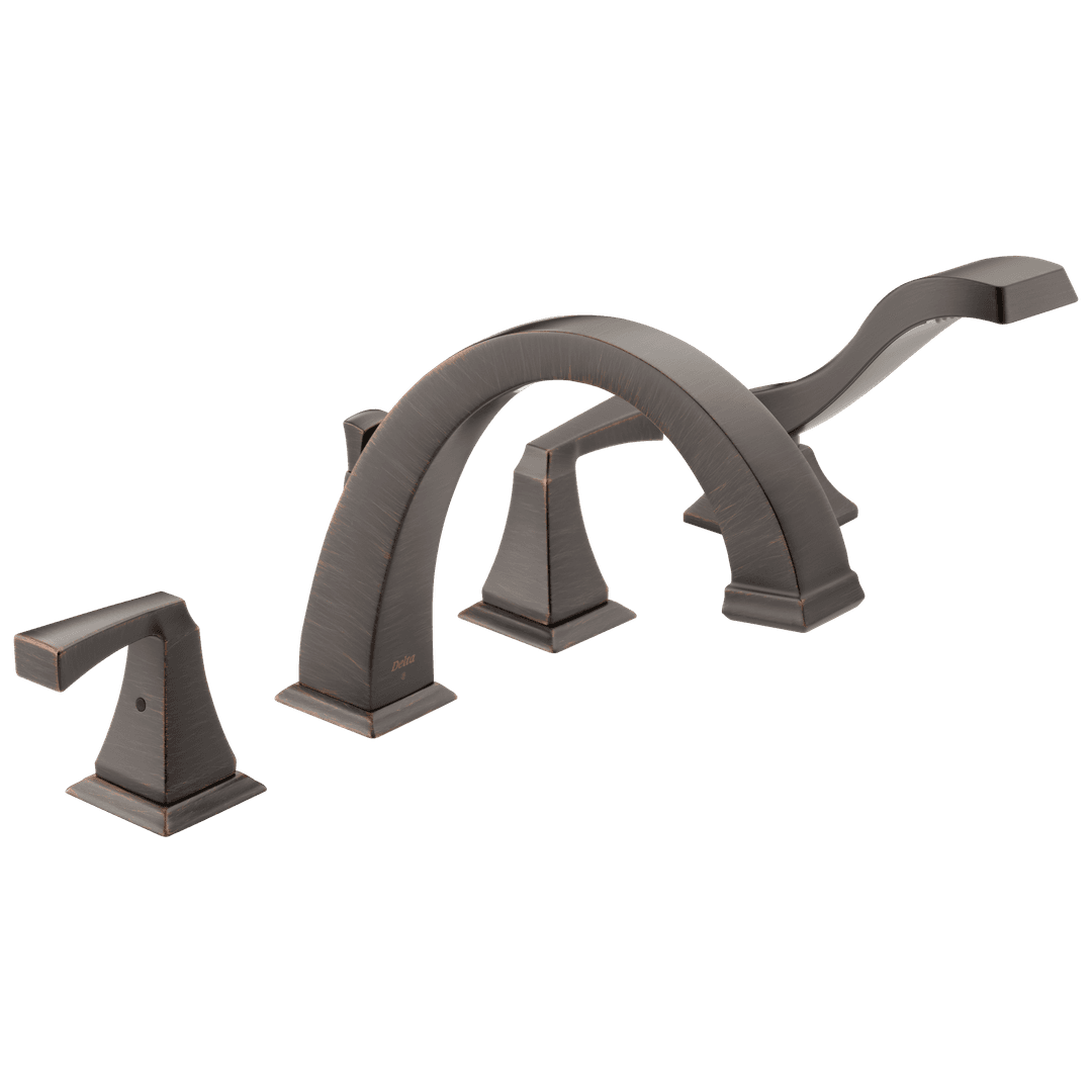 DrydenE Roman Tub with Hand Shower Trim - Venetian Bronze by Delta Faucet