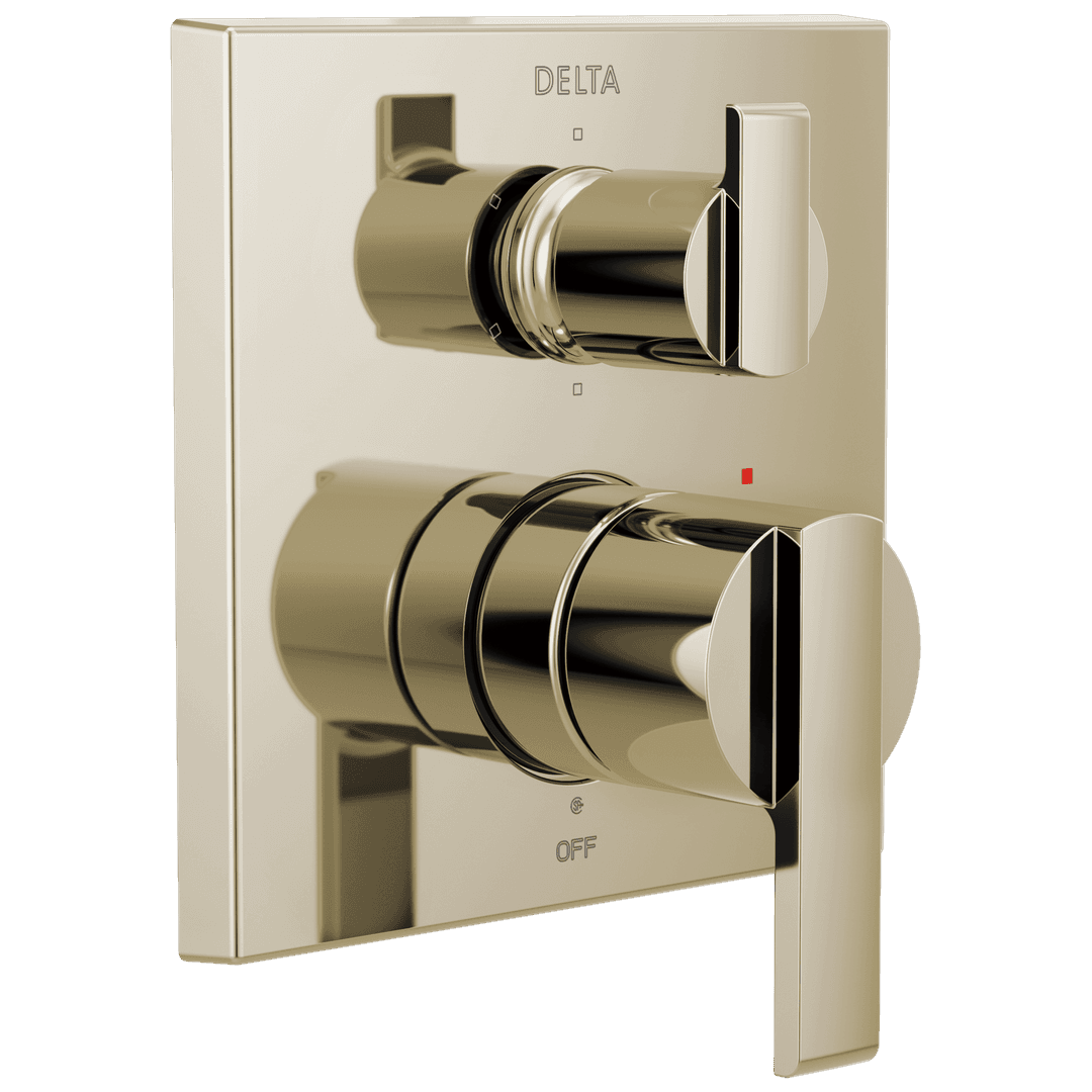 Ara Angular Modern Monitor 14 Series Valve Trim with 6-Setting Integrated Diverter by Delta Faucet