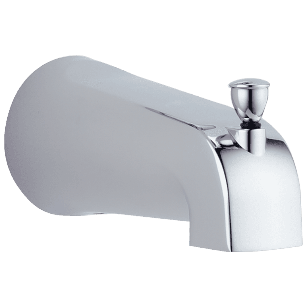 Foundations Tub Spout - Pull-Up Diverter - Chrome by Delta Faucet