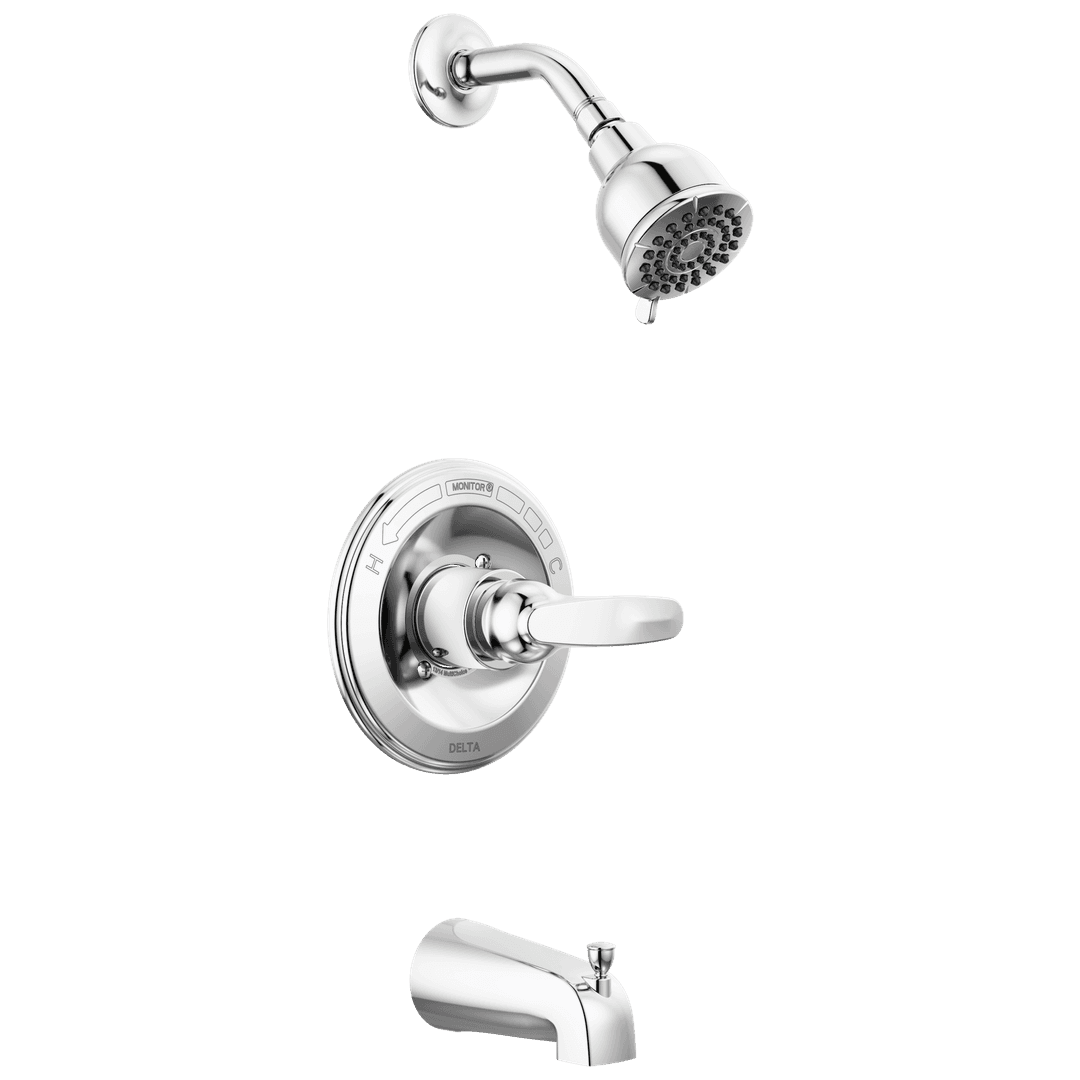 Foundations Monitor 13 Series Tub & Shower Trim - Chrome by Delta Faucet