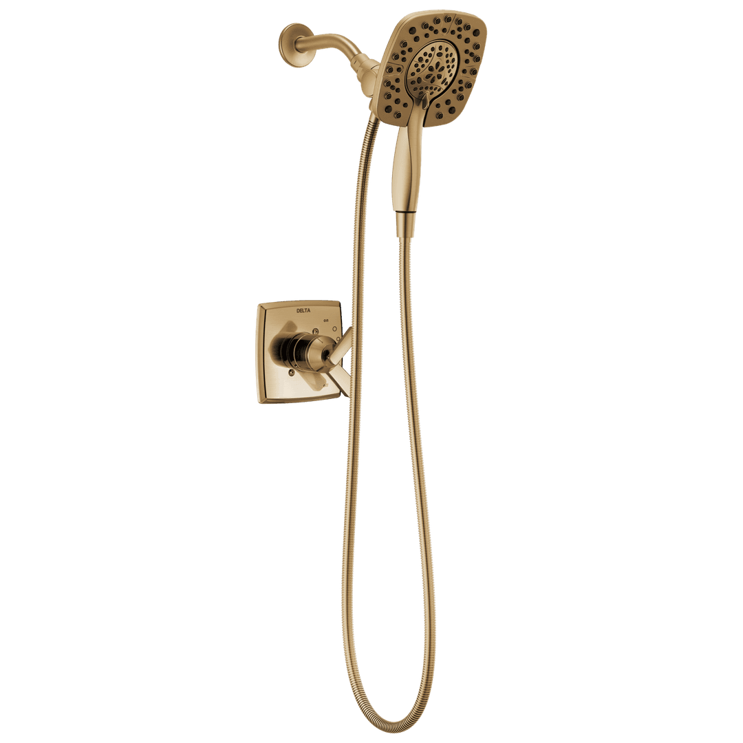 Ashlyn Monitor 17 Series Shower Trim with In2ition Two-in-One Shower Champagne Bronze by Delta Faucet