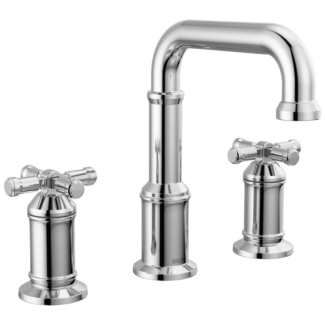 BroderickE Two Handle Widespread Bathroom Faucet by Delta Faucet