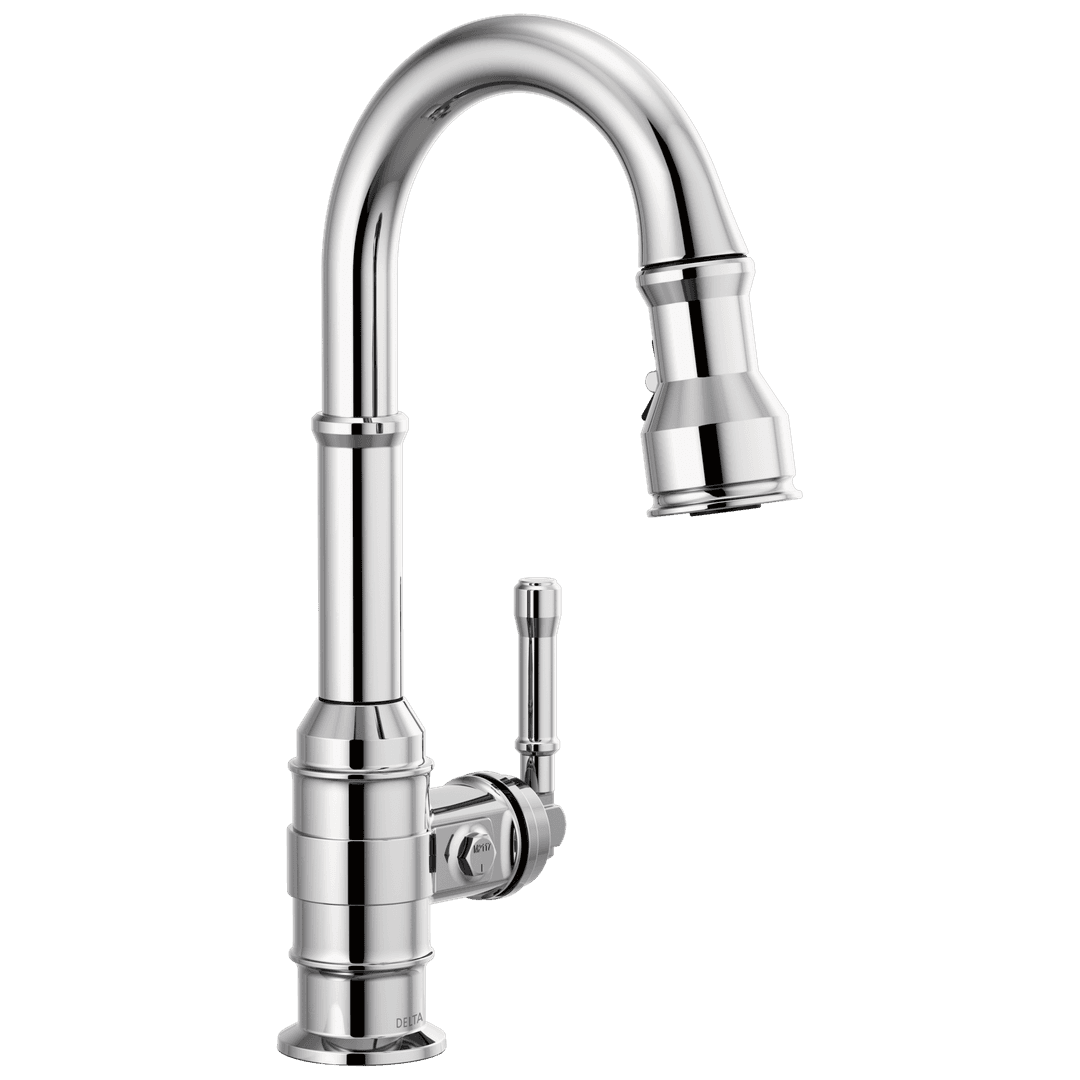 BroderickE Single Handle Pull-Down Bar/Prep Faucet by Delta Faucet