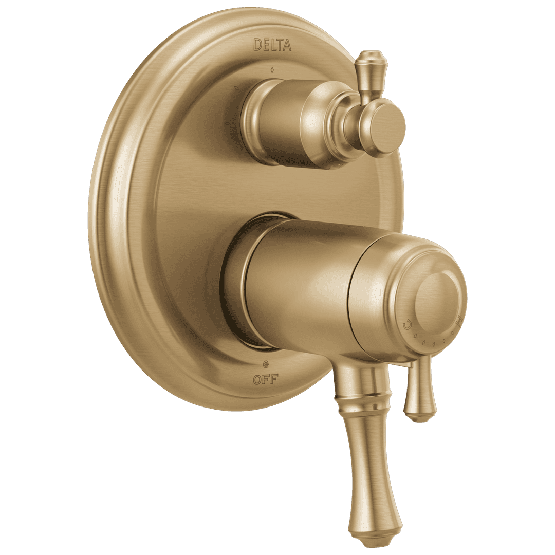CassidyE Traditional TempAssure 17T Series Valve Trim with 3-Setting Integrated Diverter by Delta Faucet