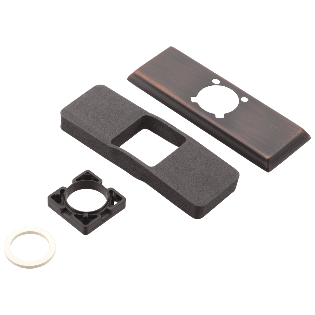 DrydenE Escutcheon - 3 Hole - 1H Bathroom - Venetian Bronze by Delta Faucet