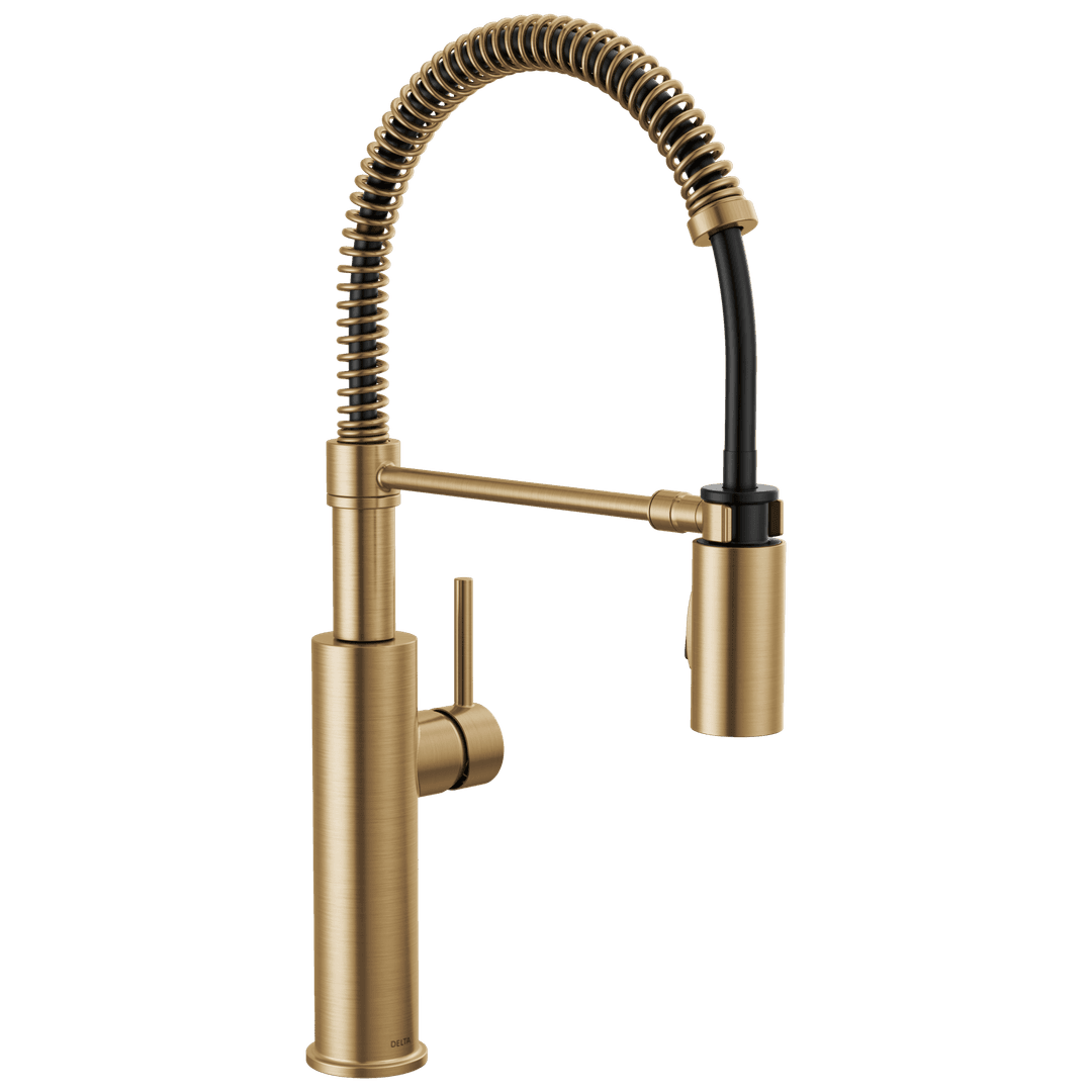 AntoniE Single-Handle Pull-Down Spring Kitchen Faucet by Delta Faucet