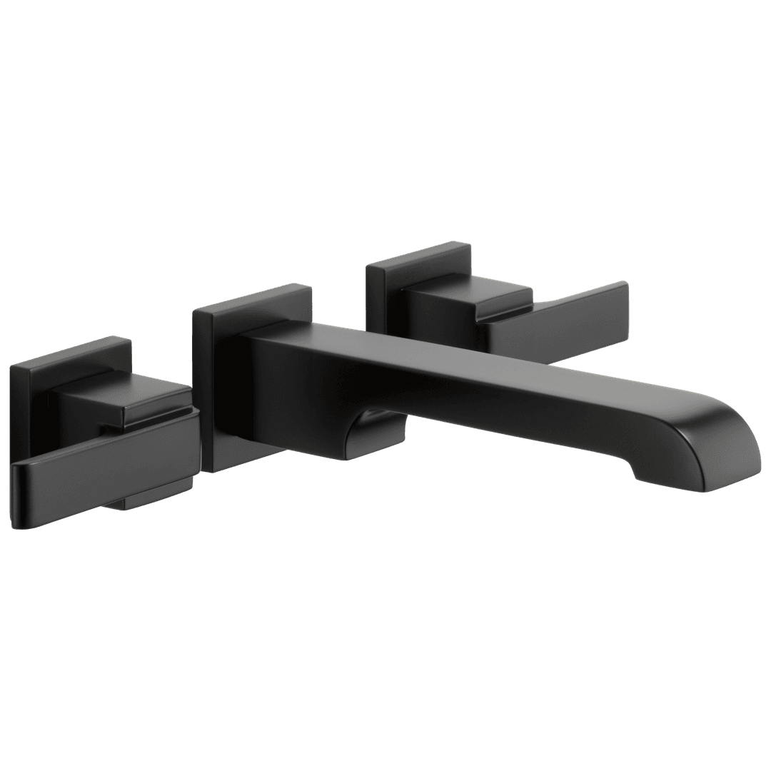 Ara Two Handle Wall Mount Bathroom Faucet Trim by Delta Faucet