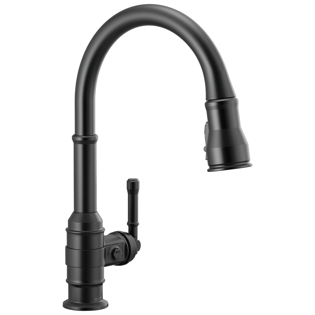 BroderickE Single Handle Pull-Down Kitchen Faucet by Delta Faucet