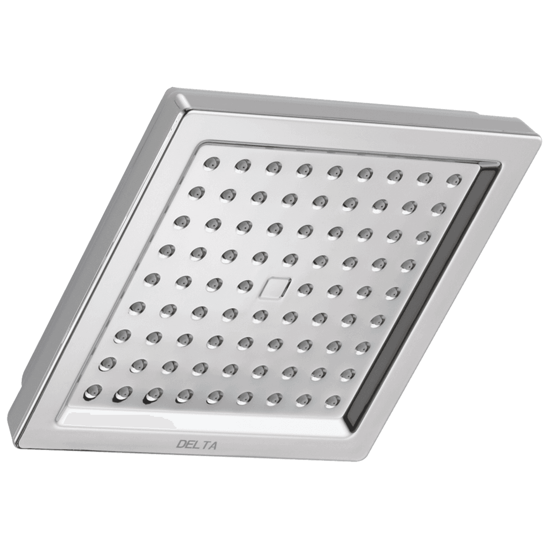 Universal Showering Components Single-Setting Raincan Shower Head - Chrome by Delta Faucet