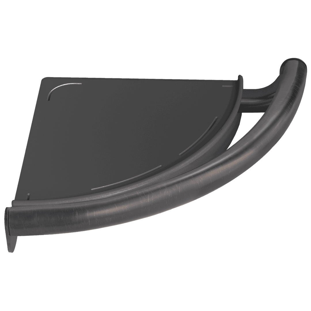 BathSafety Contemporary Corner Shelf with Assist Bar by Delta Faucet