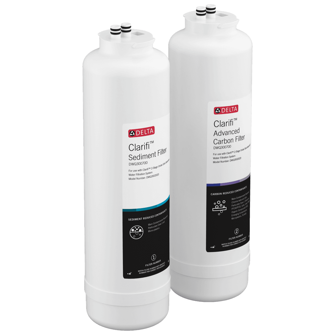 Clarifi Sediment and Advanced Carbon Filter Replacement Pack by Delta Faucet