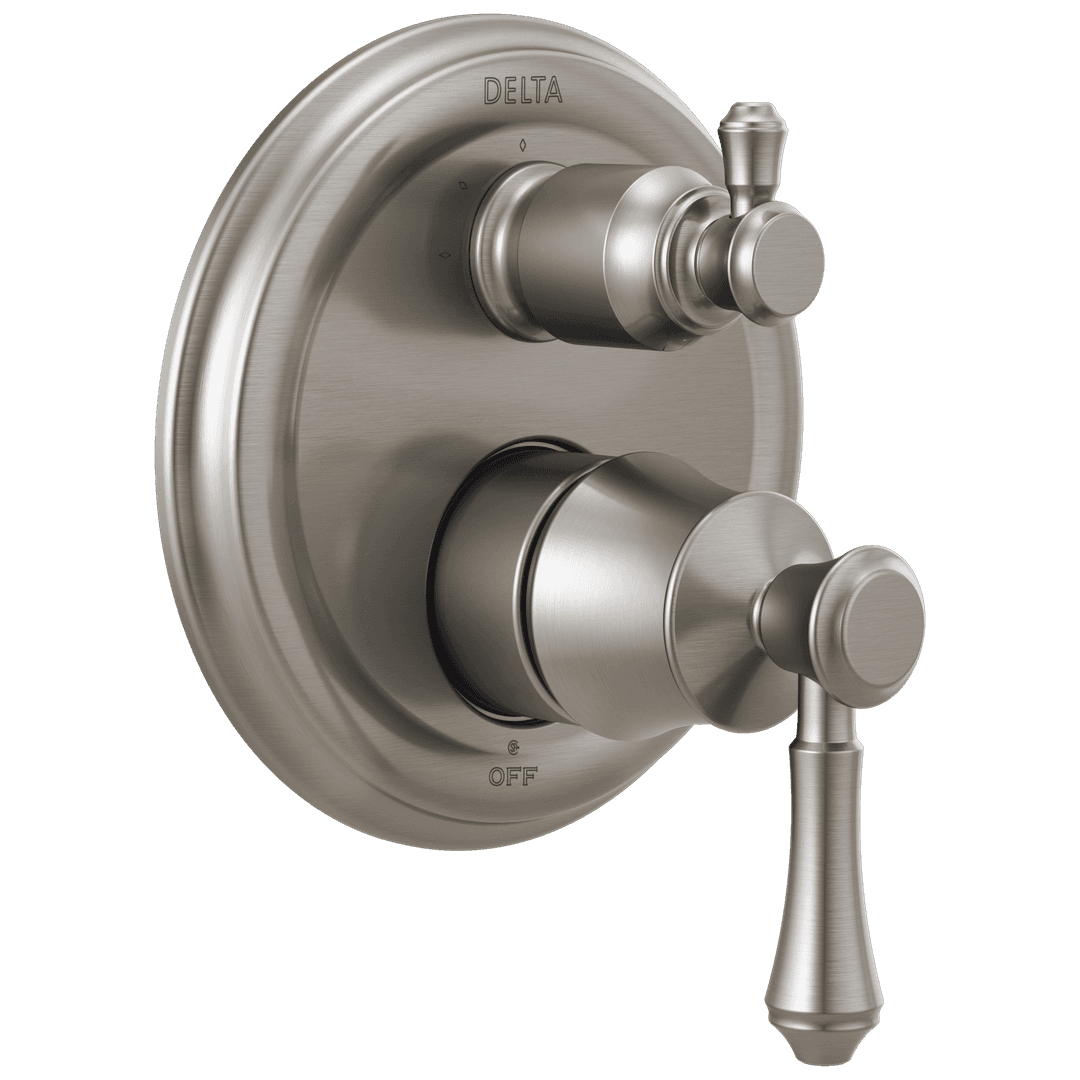CassidyE Traditional 2-Handle Monitor 14 Series Valve Trim with 3-Setting Integrated Diverter by Delta Faucet