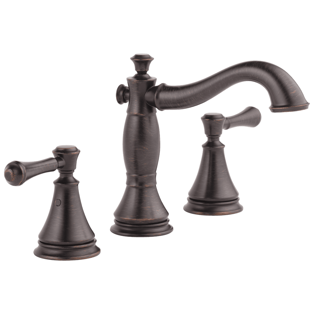 CassidyE Two Handle Widespread Bathroom Faucet by Delta Faucet