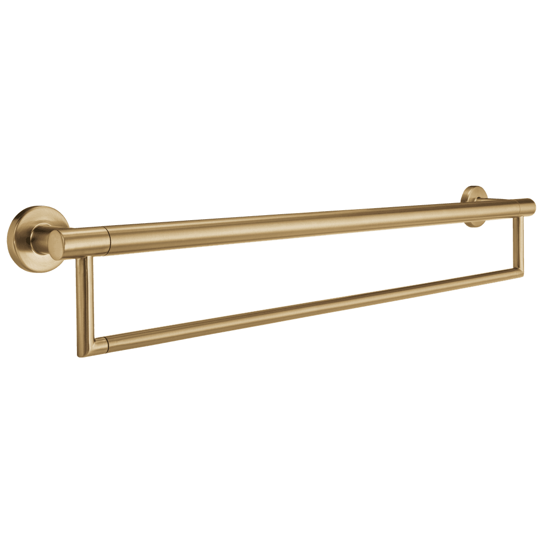 BathSafety 24'' Contemporary Towel Bar with Assist Bar by Delta Faucet